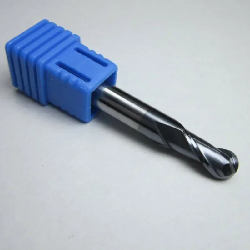 Diameter 6mm HRC45 Tungsten Carbide Ball Nose End Mill 2 Flute Milling Cutter High-strength Tools Multitools Ferramenta