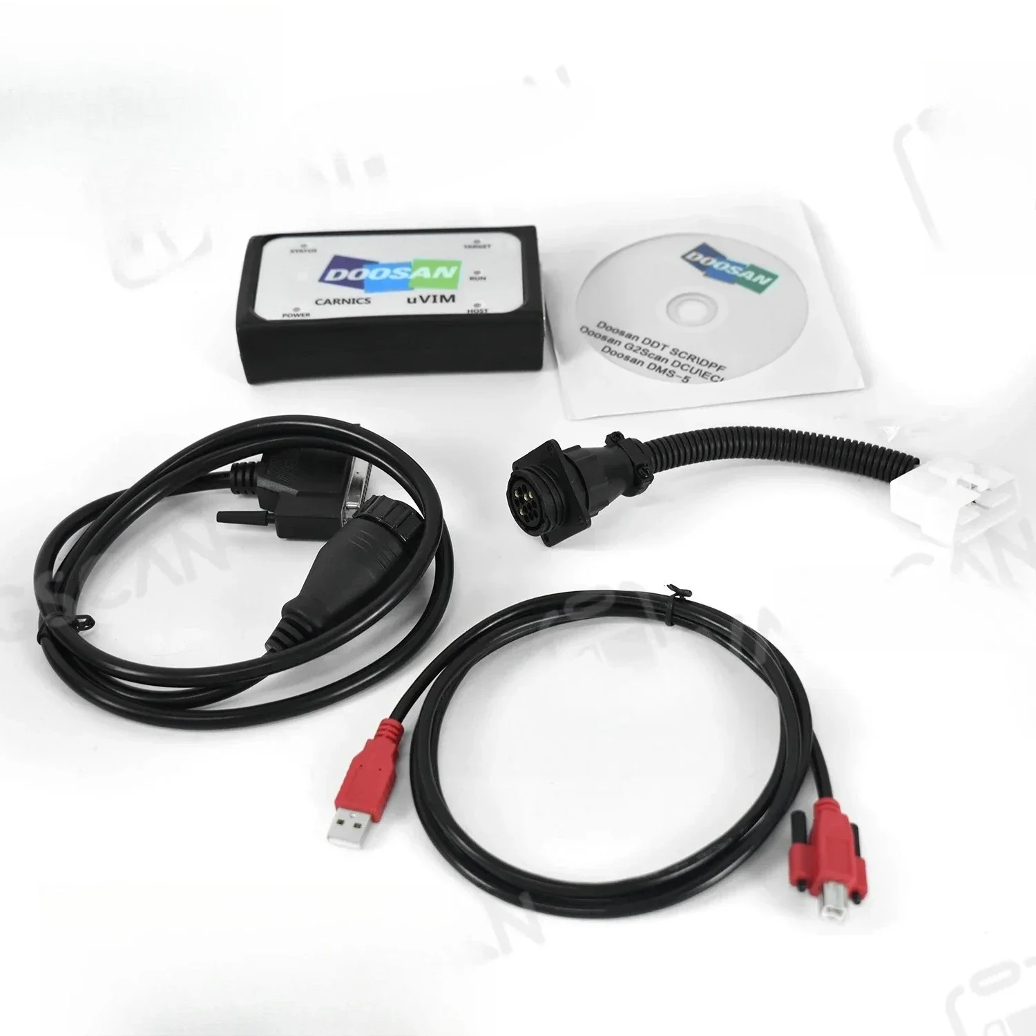 

For Doosan UVIM Scanner Tool Excavator Forklift Engine Fault Detection OBD Interface SCR+DPF+G2 DCU+G2 ECU+G2 Diagnostic Tool