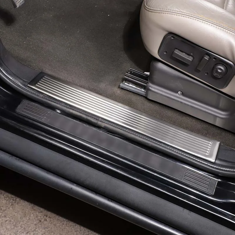 For Hummer H2 2003 2004 2005 2006 2007 2008 2009 Car Built-in Sill Strip Decorative Board Welcome Pedal Auto Parts