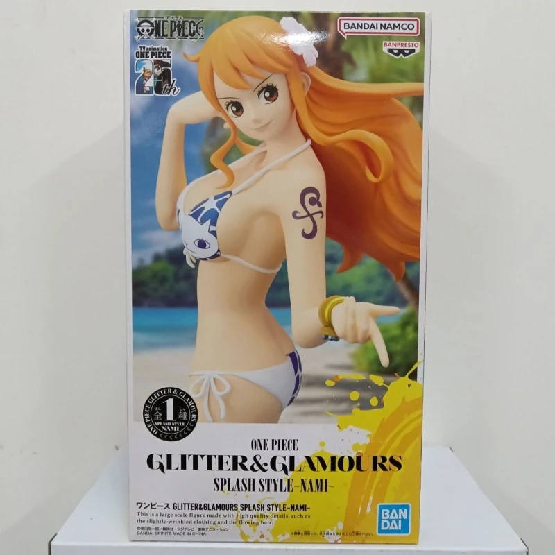 Em estoque original banpresto glitter & glamour respingo estilo uma peça kawaii nami anime figura de ação modelo brinquedo presente wy