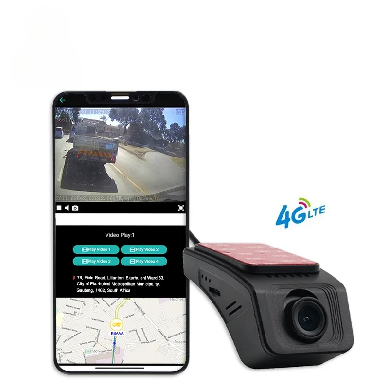 Dash Cam 4G Mini & Hidden HD 1080P Front Camera Dashcam With GPS Track Car Black Box