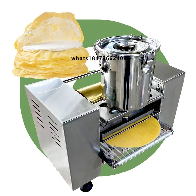 Mango Pancake Commercial Roast Duck Cake Machine Automatic Mousse Thousand Layer Crispy Cake Make Machine