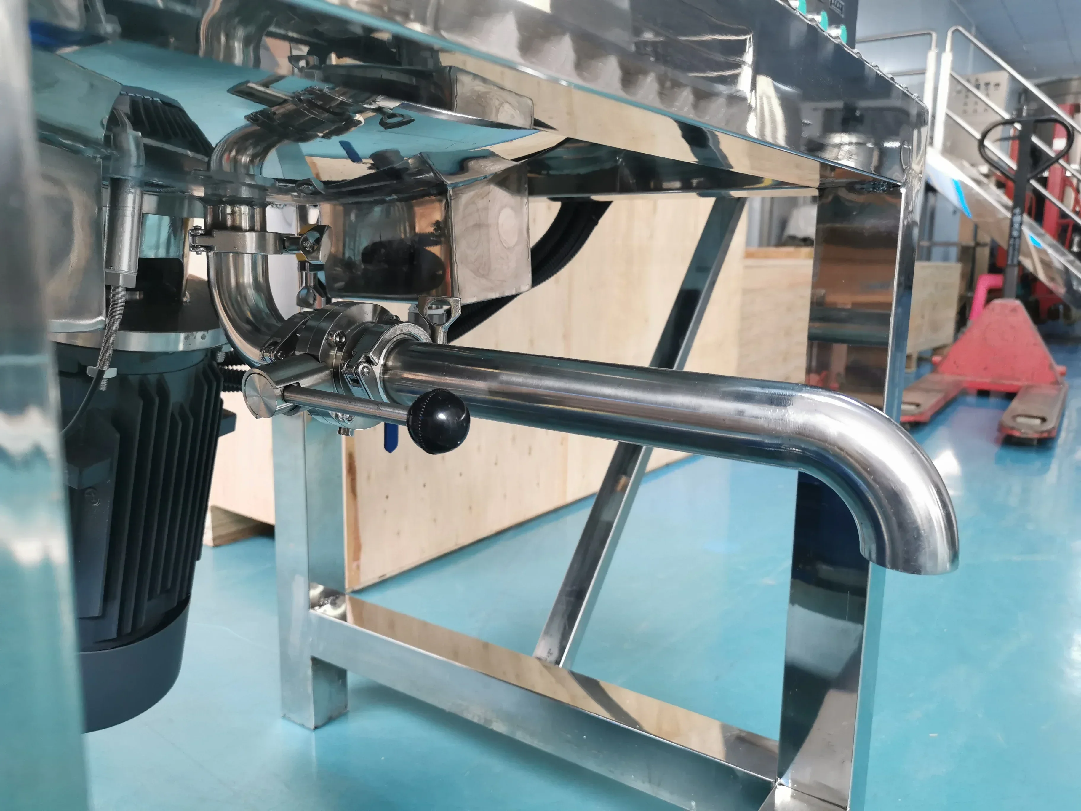 Vacuum Mixer 50L Lab Body Lotion Cosmetic Cream Making Machine Homogenizer Cosmetic Manufacturing Machinery 1 - 2900 R.p.m Rpm