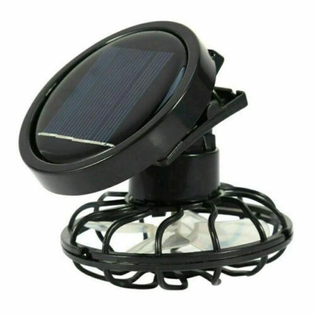 Portátil Mini Solar Powered Clip Fan, Ventilador de escalada, Camps Wilderness Summer Hand Held Hat Cap Fan, 1pc