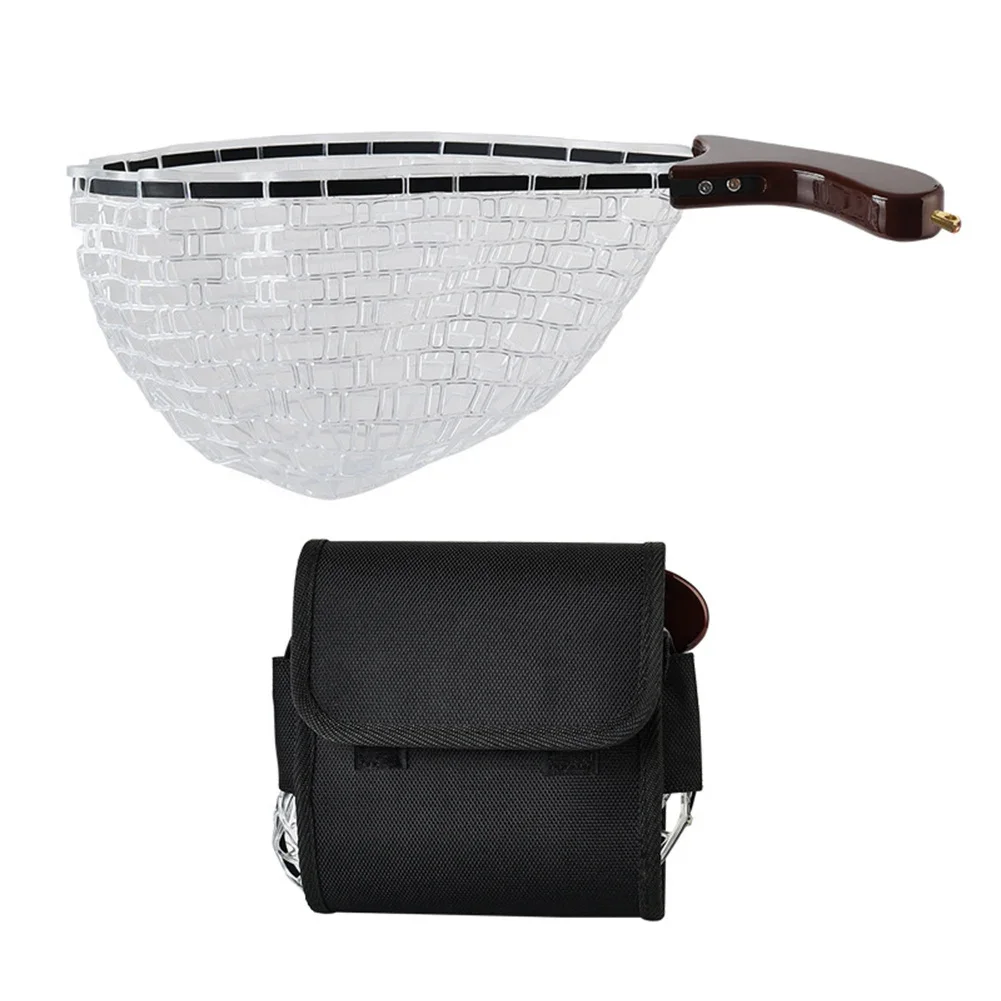 

Fishing Accessories Fishing Gear Diameter 36cm Fly Fishing Net High Elastic Net Ring Lightweight Fishing Net Non-Slip Handle
