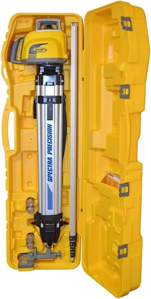 

Лазерный уровень Spectra Precision LL300N-3, набор для самовыравнивания с приемником HL450, зажимом, стержень 4,7 метра/метрическая и штатив