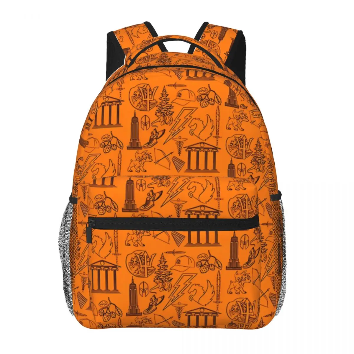 

Camp Half-Blood Printed Lightweight Casual Schoolbag For School, Outdoor, Shopping, Office 16in