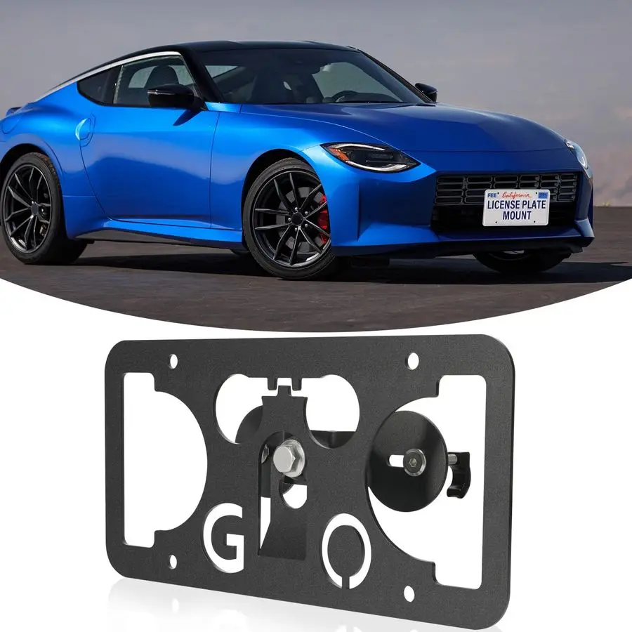 

Bumper Tow Hook License Plate Mount Bracket Compatible with Nissan Altima 6th gen L34,Maxima 8th gen A36,Sentra 8th gen B18,Vers