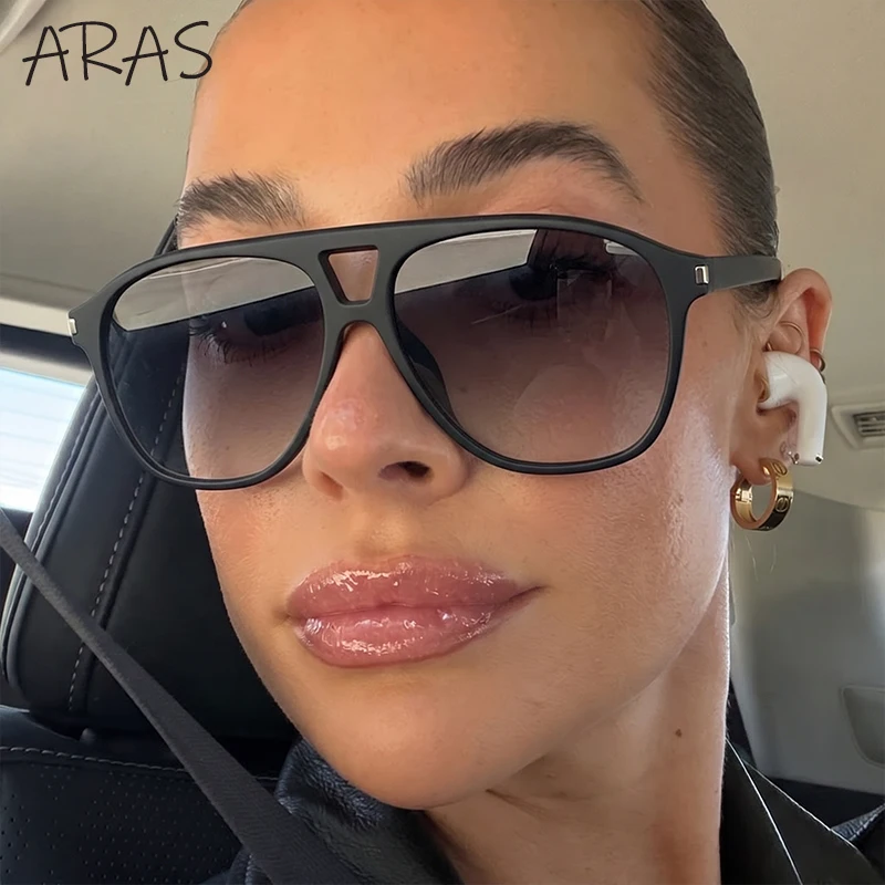 

Photochromic Oversized Square Sunglasses Women 2026 Luxury Designer Retro Pilot Sun Glasses Female Gradient Big Frame Shades