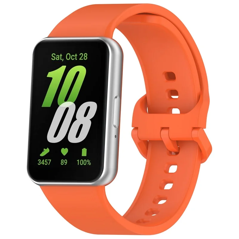Substituição de pulseira de relógio de silicone de alta qualidade para Samsung Galaxy Fit 3 SM-R390 Fit3 pulseira de relógio de borracha durável à prova d'água