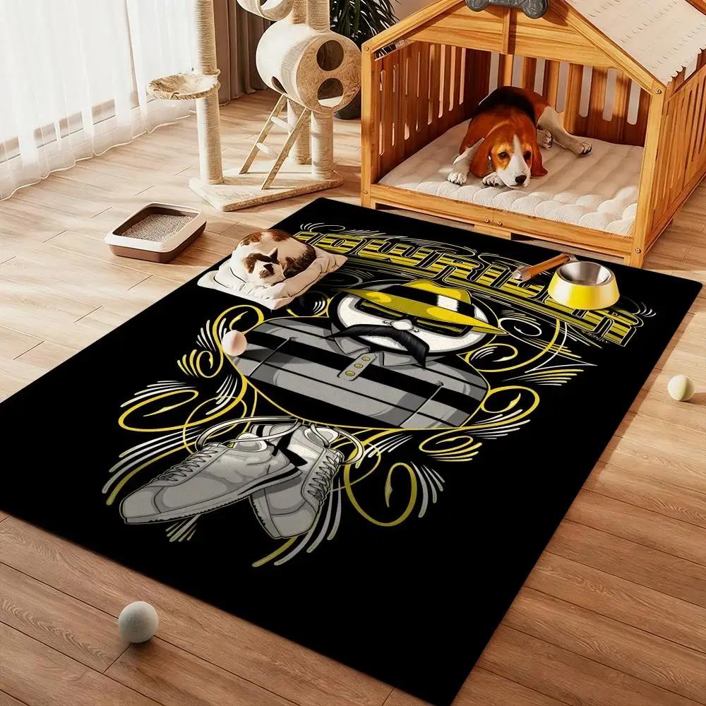 

L-Lowriders Racing fashion Floor Mat Diatom Bath Mat Absorbent Quick Dry Non-Slip TPR Backing Soft Plush Draining Rugs