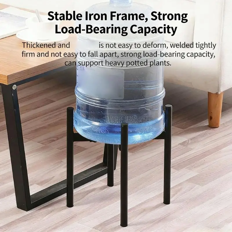 QX2E Adjustable Plant Stand Metal Expandable Holder Indoor Outdoor Easy Assembly