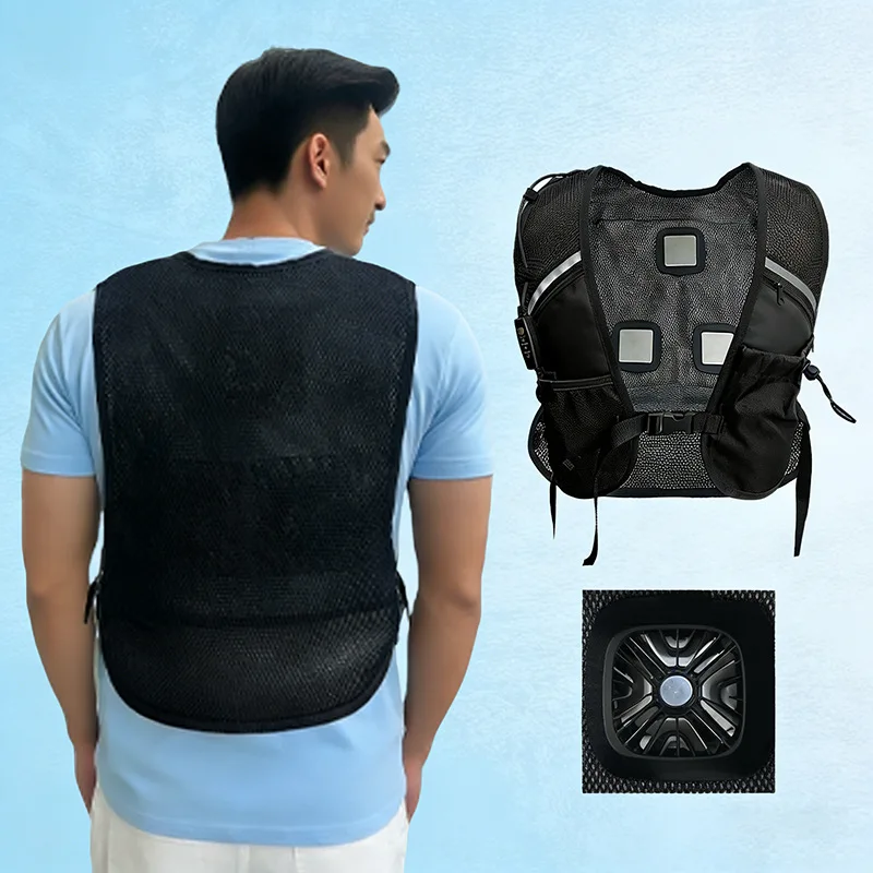 Semiconductor Air Conditioned Vest Fast Cooling Fan Waistcoat Outdoor Sports Work Cool Uniform
