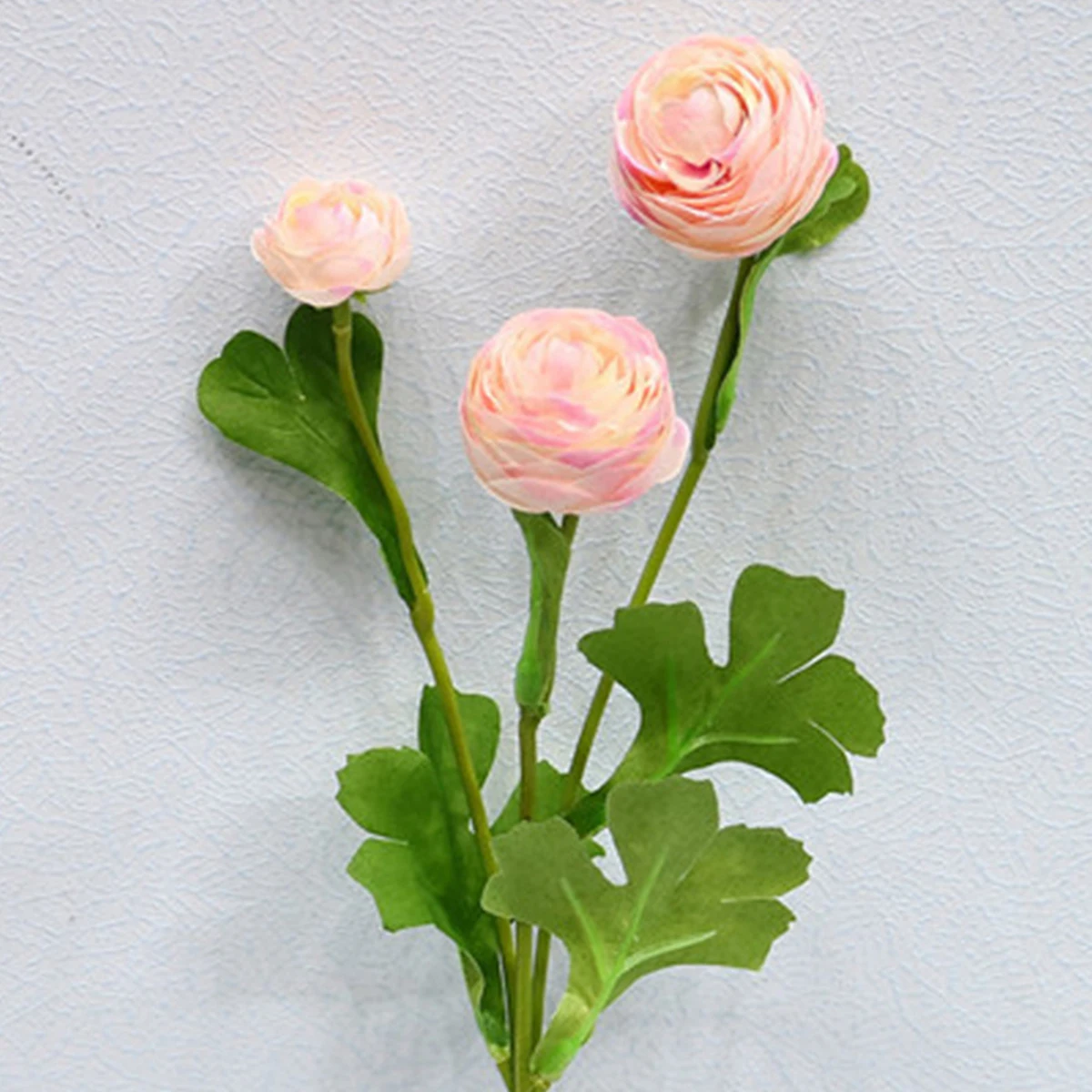 3 Heads Artificial Ranunculus Bouquet DIY Silk Flower For Bridal Wedding Decor Diy Decoration