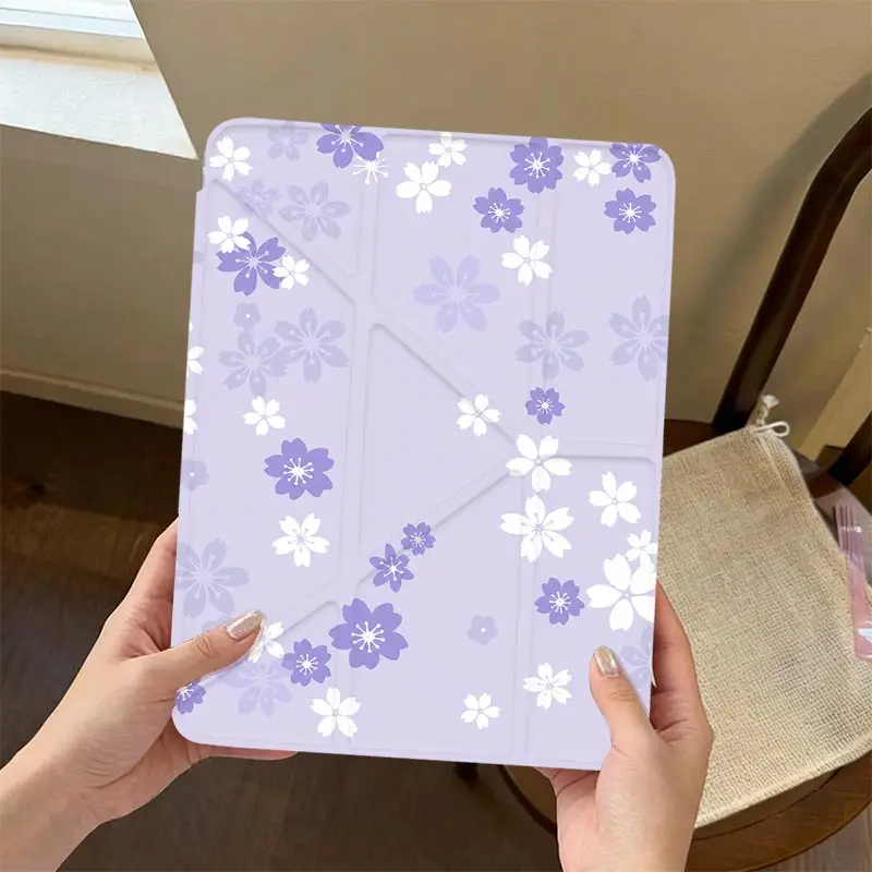 Multi View Angles 3+Y Fold Case For iPad10.2 7/8/9th 4/5th 10.9 IPad Mini6 8.3 Pro 11 2024 iPad A16 2025 11th Air11/13inch