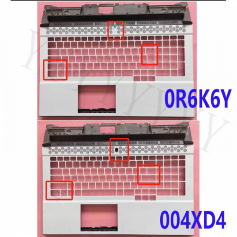 

Q For DELL Alienware Area 51M R2 Palmrest Upper Case Keyboard Bezel 0R6K6Y/ 004XD4