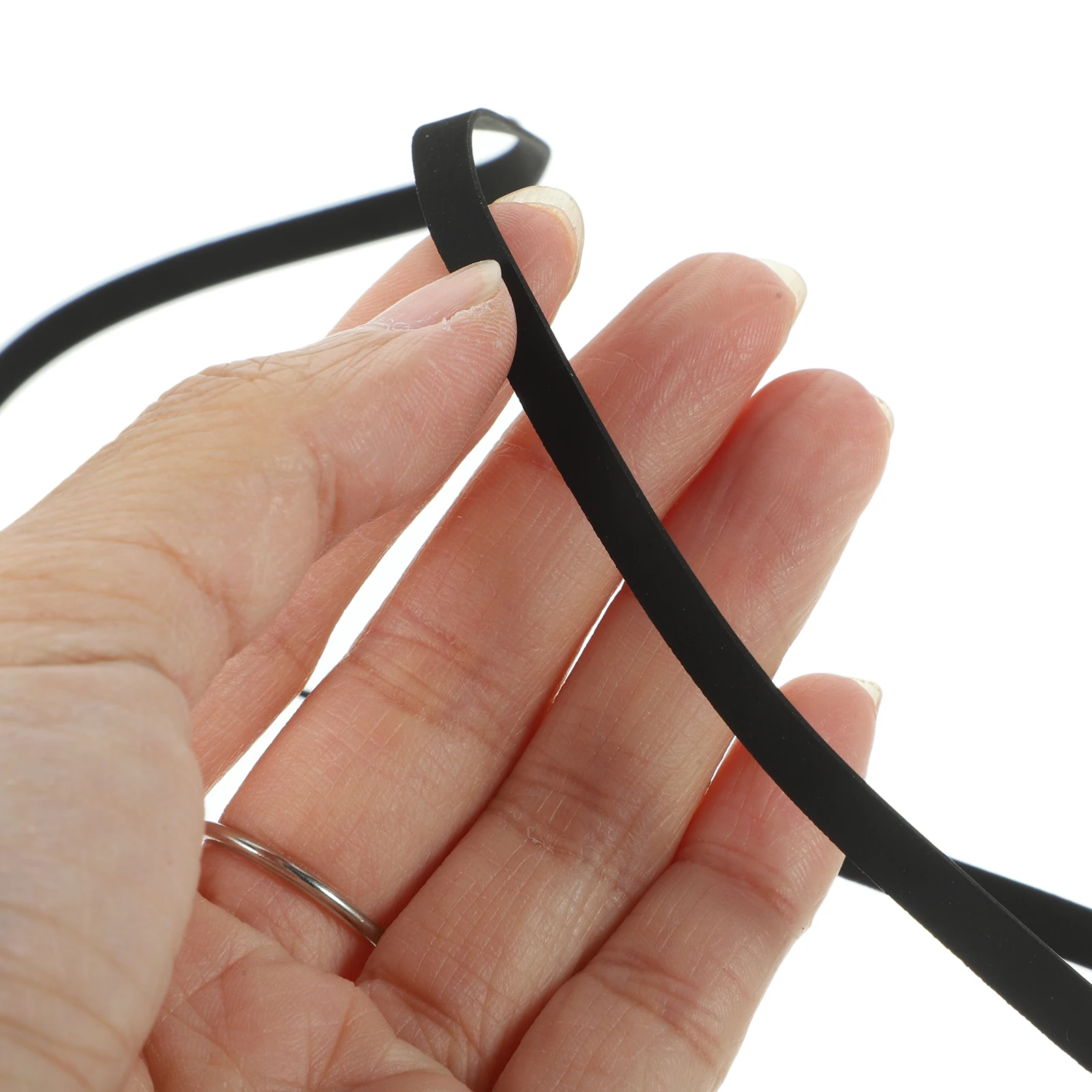 

Vinyl Record Player Belt Schwarz Ersatz Turntable Kassettenrekorder Recorder Rubber Belts Turner