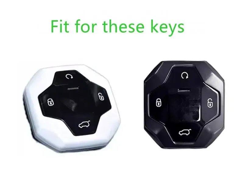 Car Key Case Buckle Trinket For Chery Jetour Traveller 2023 2024 Jetour T2 Key Full Cover Holder Chain Protective Accessories
