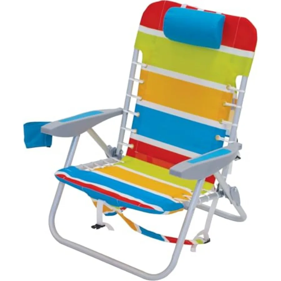 

ASC529 4-Position Backpack Lace-Up Suspension Folding Beach Chair