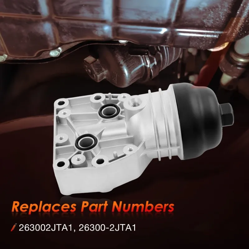 

Для Hyundai Sonata 2020-2023: Корпус масляного фильтра в сборе, запчасть, номер 263002JTA1 26300-2JTA1