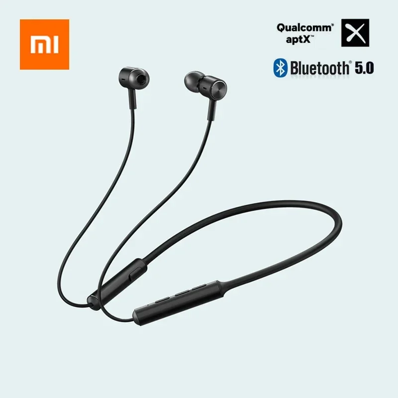 

Оригинальные наушники Xiaomi с Bluetooth, без проводов, спортивные водонепроницаемые наушники с шейным ободом aptX, адаптивный Type-C, Bluetooth 5,0, гарнитура Mi, подарок