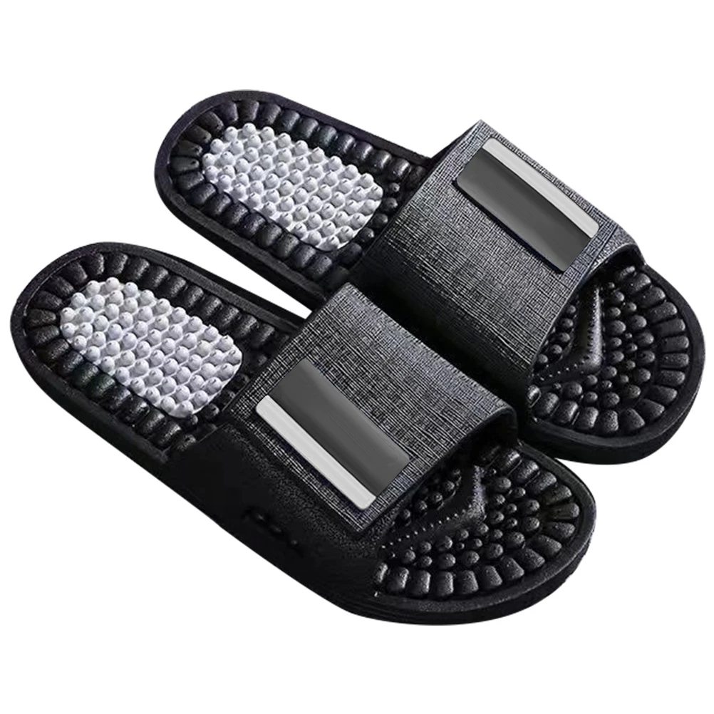 

1 пара массажных тапочек для ног, дышащие противоскользящие домашние тапочки для спальни, ванной комнаты, педикюра, расслабляющая массажная обувь, спа-массажер для ног, ванна