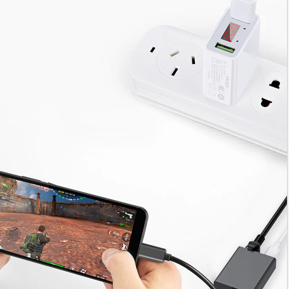 محول شبكة إيثرنت لجهاز Fire TV Stick Micro USB Type-C إلى RJ45 متوافق مع 4K Chromecast Google Home