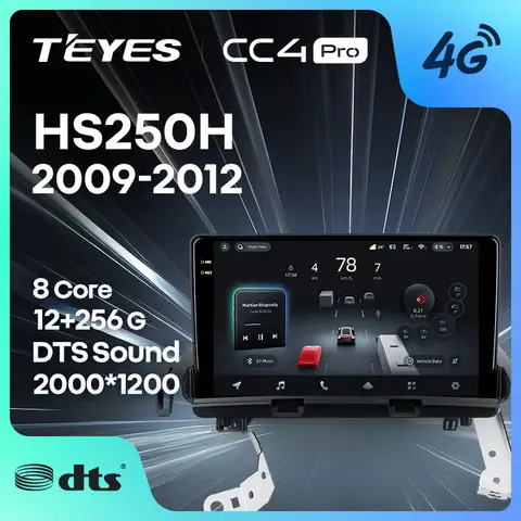 TEYES CC4 PRO For Lexus HS250H F10 2009 - 2012 CarPlay Radio Multimedia Stereo Car play Android Auto 2DIN Autoradio