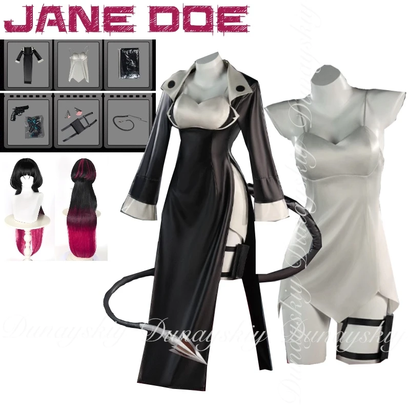

Zenless Zone Zero Game Jane Doe Cosplay Undercover Outfit S-class Character With Abnormal Physical Attributes Costume All Of Set