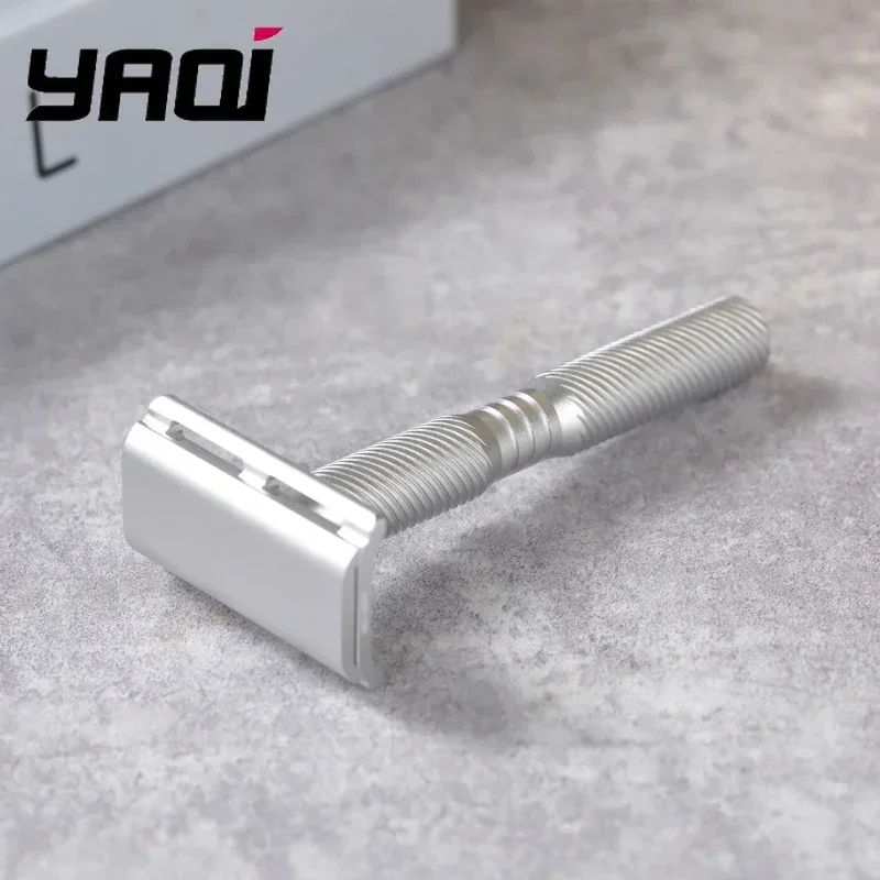 ¡oferta-relampago-2026-afeitadora-de-seguridad-ligera-yaqi-ghost-version-de-aluminio--espacio-entre-cuchillas-de-070-mm
