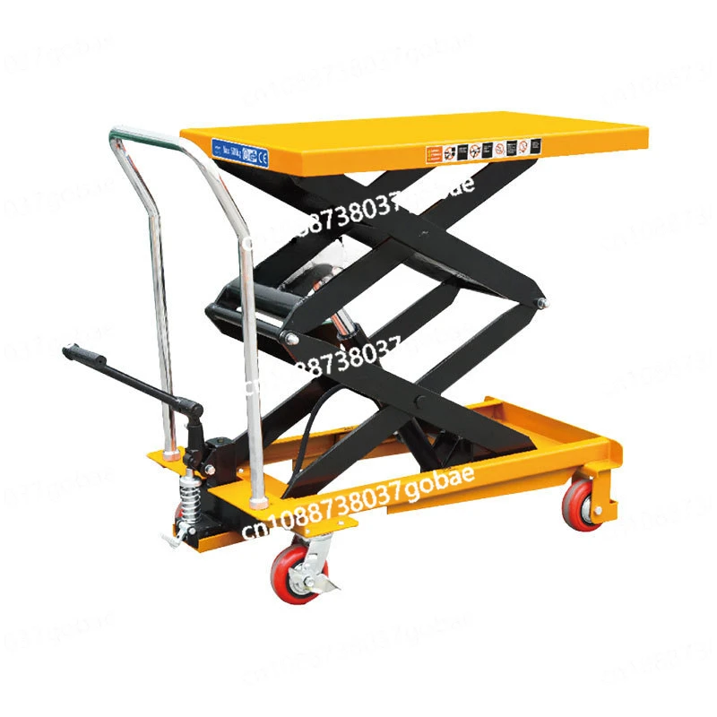 ZF Manual Hydraulic Platform Car Mobile Mold Hand Push Lifting Flat Electric Lift Platform