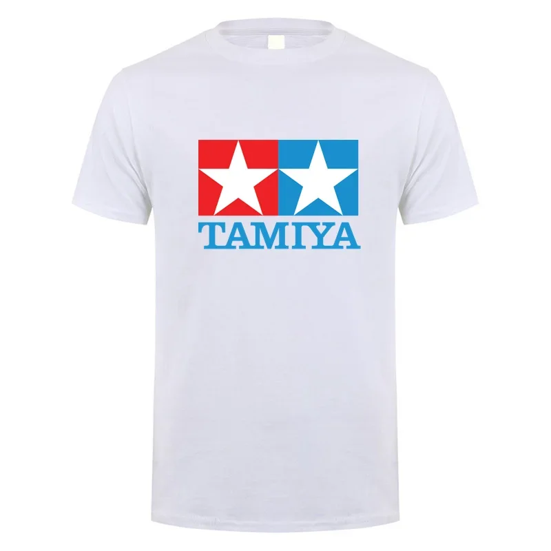 TAMIYA Legendary 90 Car Toy Classic Logo T Shirt Summer Men Cotton Short Sleeve T-shirts Tamiya Man Tops European Code Tee