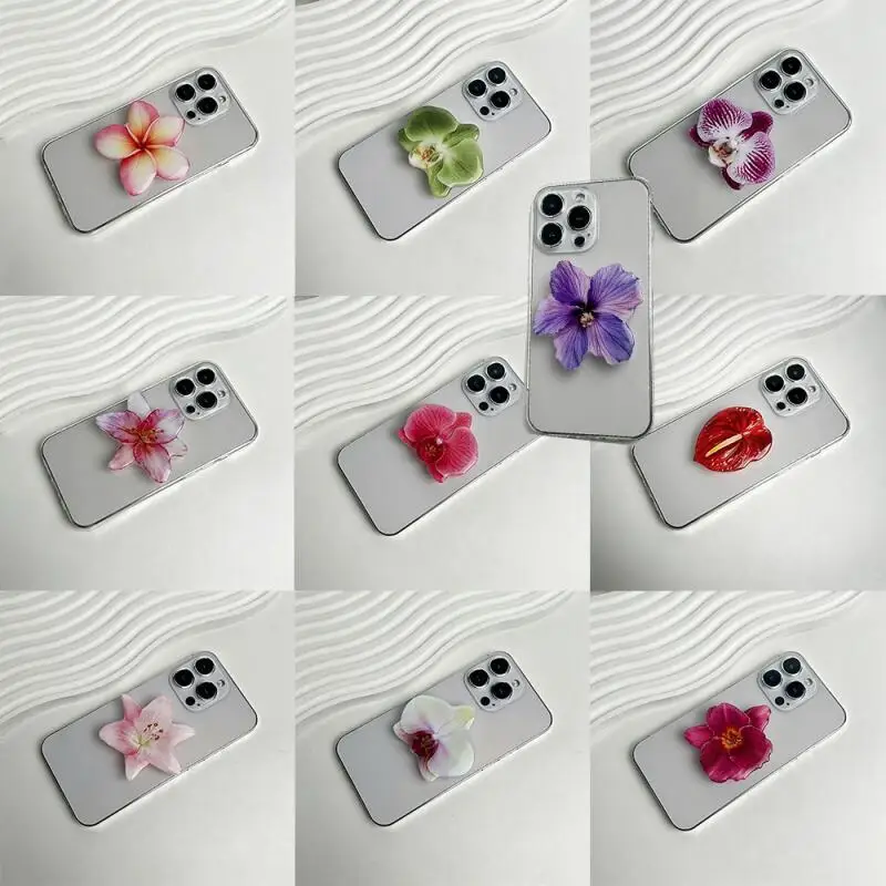 

Flower-shaped Phone Holder, Acrylic Simulation Flower Epoxy Phone Stand, Universal Phone Holder.
