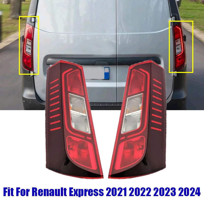 High Quality Car Tail Lamp Assembly For Renault Express 2021-2024 Left, Right Rear Brake Turn Signal Light 265552205R/265504482R