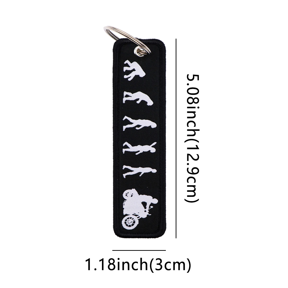 "DO NOT TOUCH" Warning Quotes Key Tag Keychain