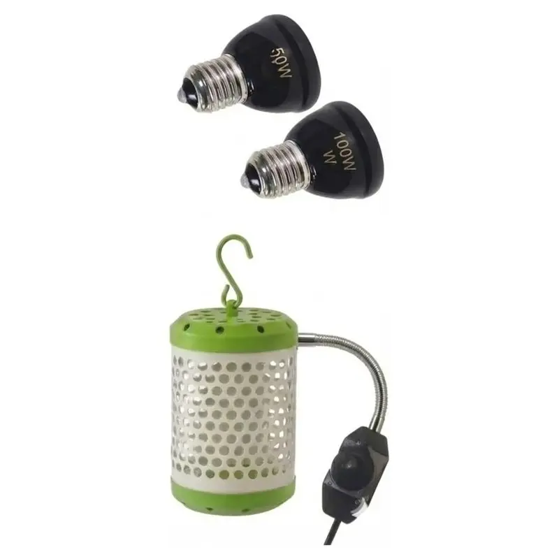 A95I-Bird Cage Heater For Parakeets Parrots, Thermostatic Socket