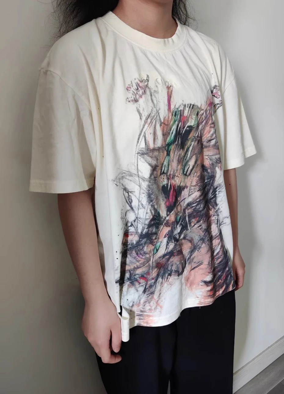 Funny Cats Graphic Women T-shirts Vintage Oversized T Shirts Summer Loose Casual Tee Tops Streetwear Harajuku Hip Hop T shirts