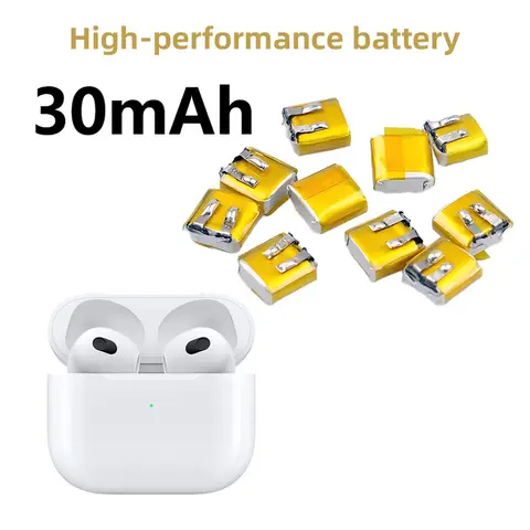 401012 3.7 V 401012 배터리 401012 3.7V 30mAh 블루투스 이어폰 충전식 리튬 배터리 401012