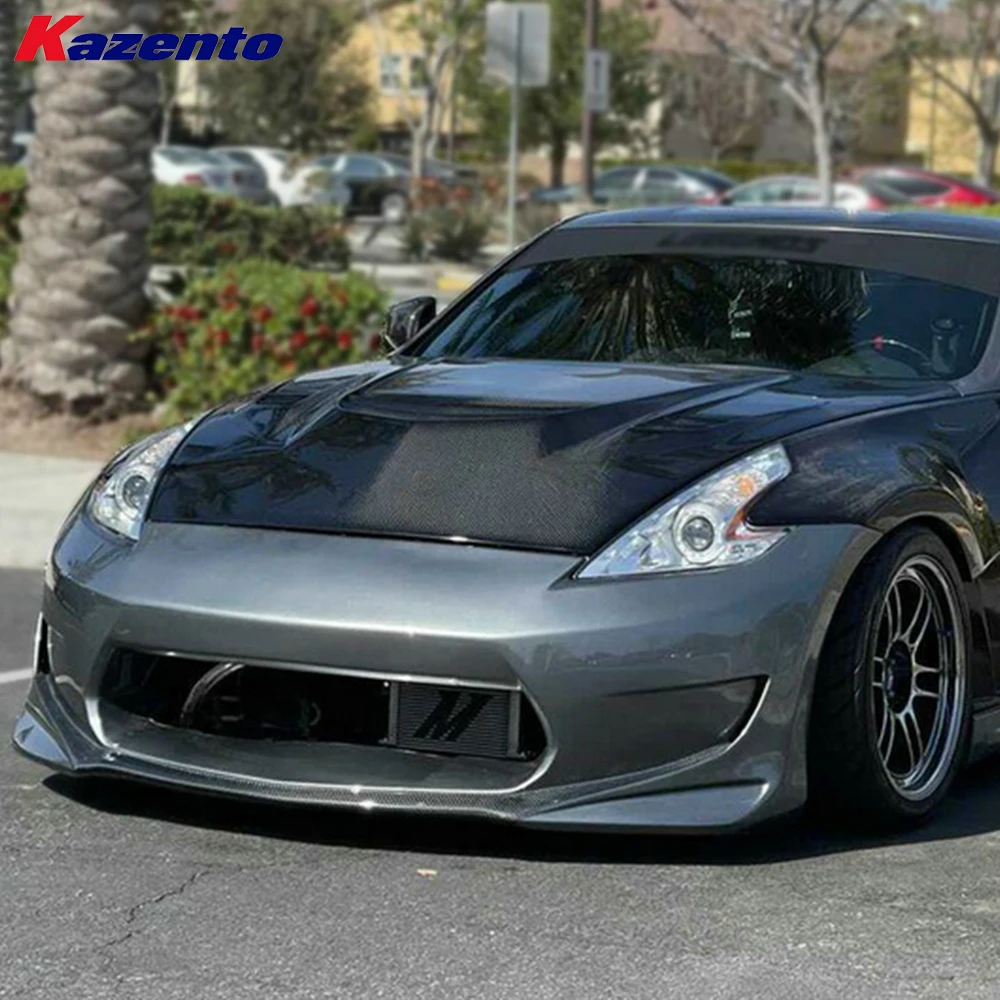 For Nissan 2009+ 370Z Z34 AM Type Fiberglass Unpaint Front Bumper Body Kits( Ocean freight is favorable, welcome to inqury)
