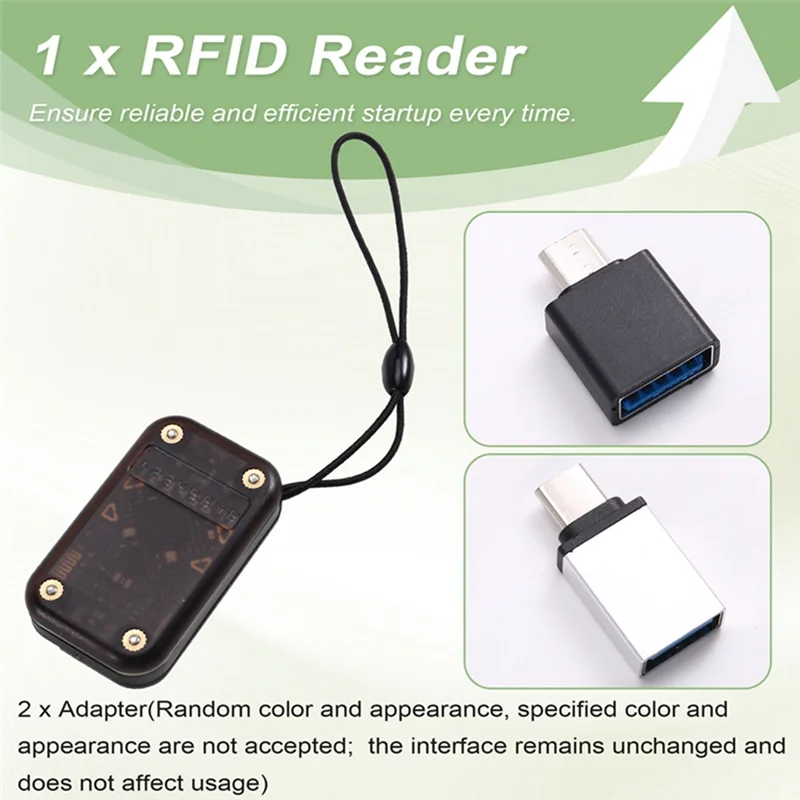 A29F-RFID lector de Chip inteligente emulador camaleón V2.0 NFC duplicador + 3XUID llavero/tarjeta CUID 125K 13,56 M decodificación de tarjeta