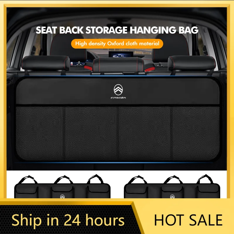 

Car Sticker Car Seat Back Trunk Rear Seat Hanging Multi-Pocket Storage Bag For Citroen Grand Berlingo Jumper Celysee Xsara Picas