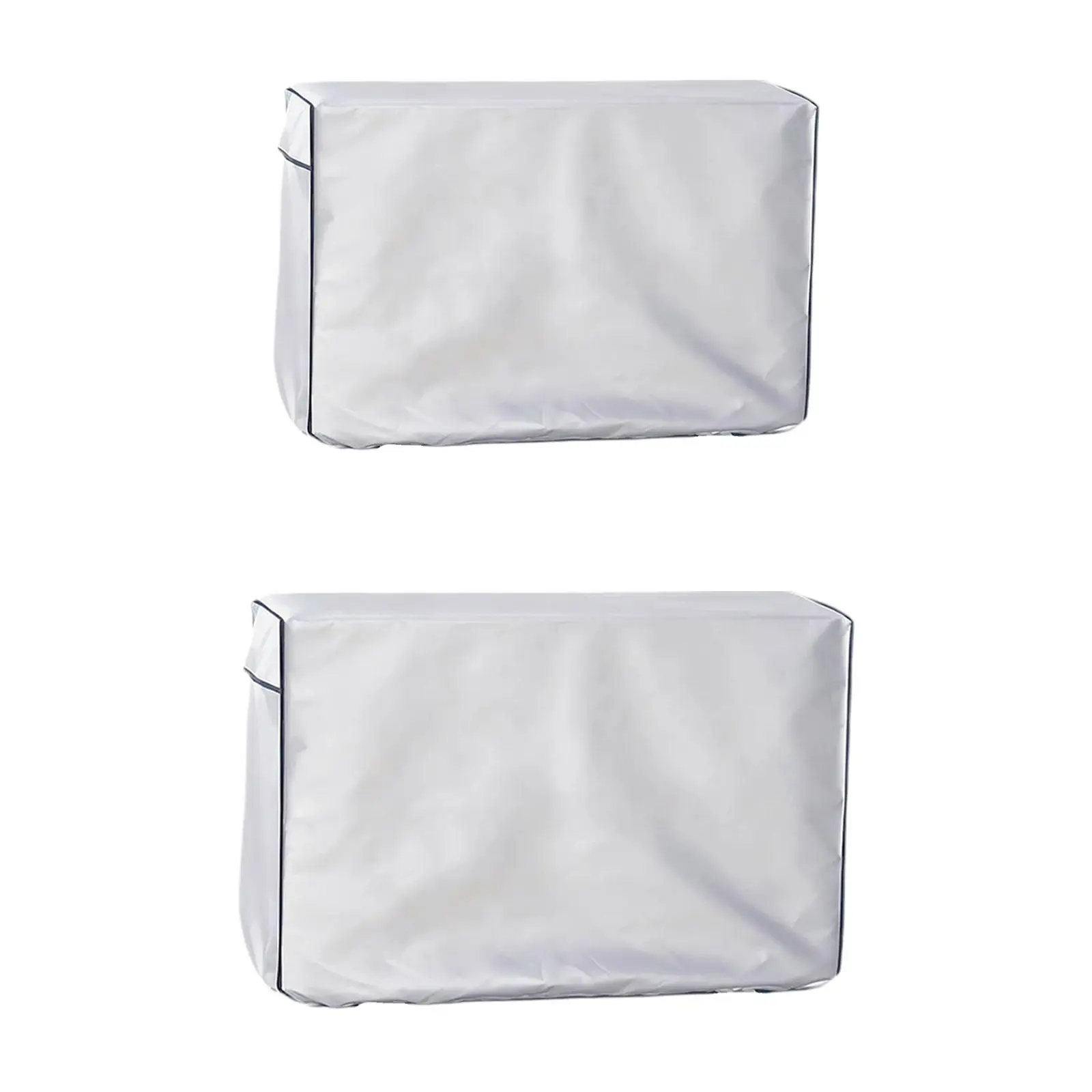 Air Conditioner Cover Gifts Weatherproof Sturdy Protector Ventilation Sunproof Multi Purpose Rainproof Heavy Duty Silver
