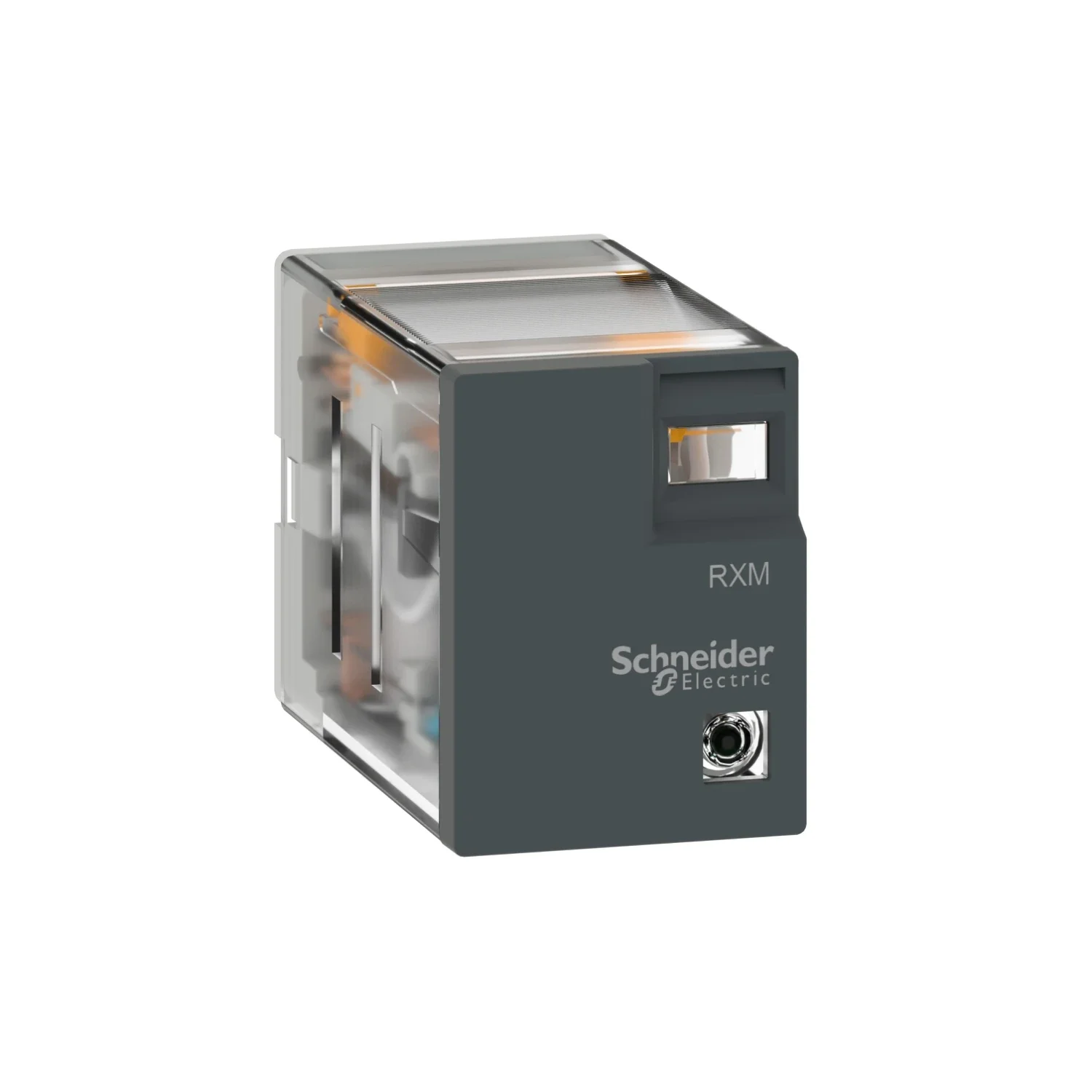 RXM2LB2BD two open two closed contacts DC24V Eight-legged intermediate relay direct voltage control recommended with RXZE1M2C8