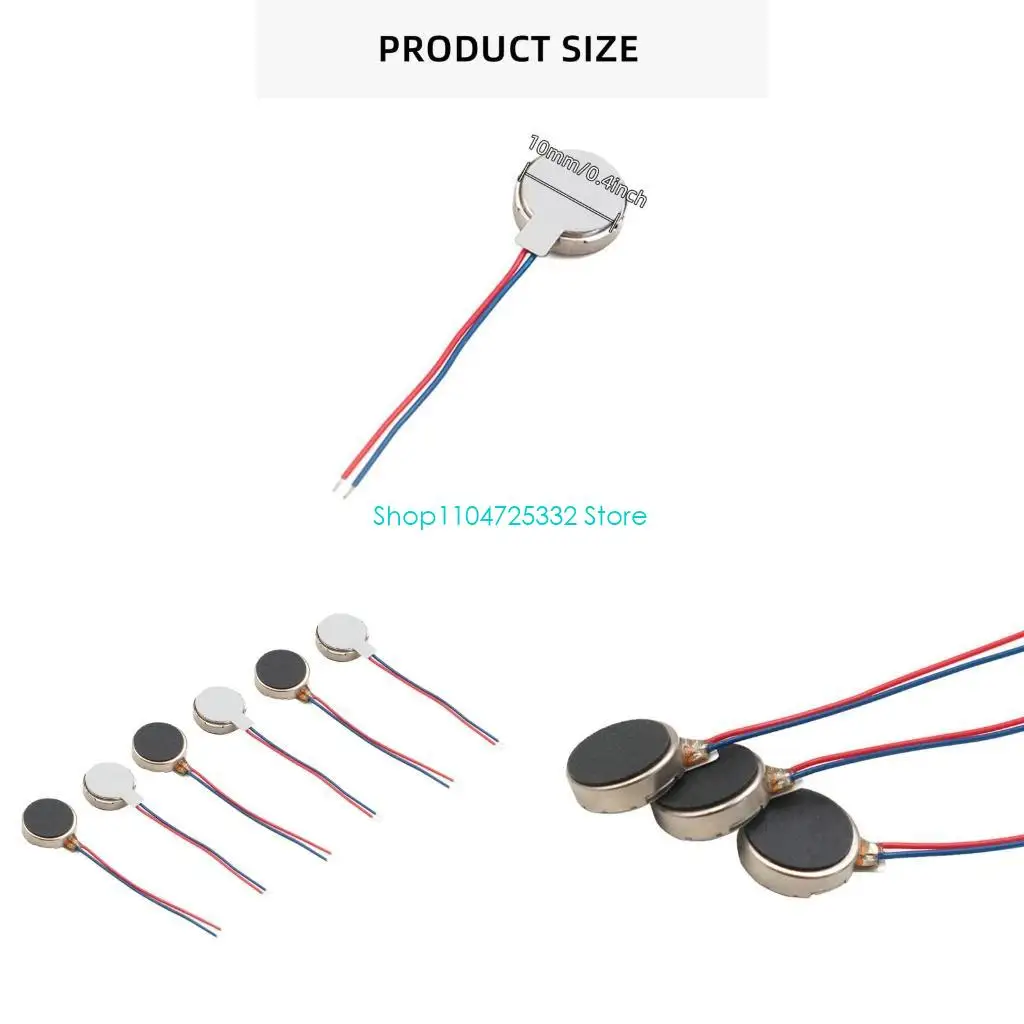 

P5EA 6pcs Universal DC3V Mini Vibration Motor для смартфонов DIY Проекты 11000RPM