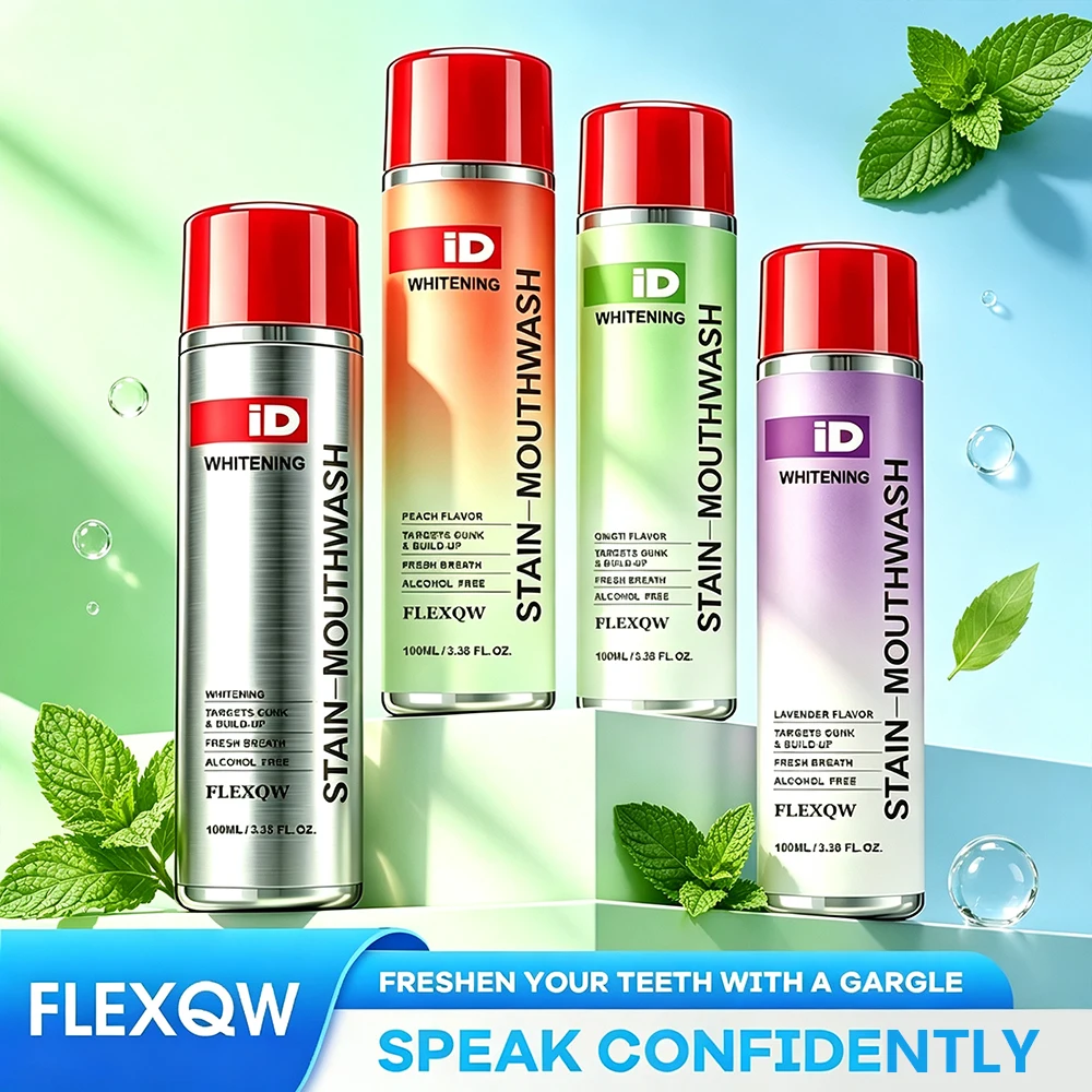 2/3/4Pcs Gunk Removing Mouthwash for Fresh Breath, Hydrogen Peroxide Mouthwash to Promote Whiter Teeth Rinse with Essential Oils