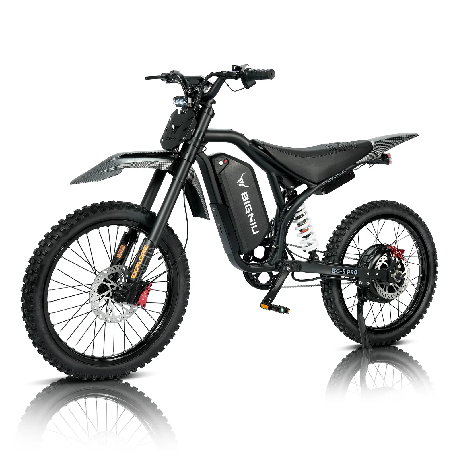 BIGNIU BG-SP 3000W Electric Bike for Adults, 60V Battery, Full Suspension High Performance E-Bike with Hydraulic Disc Brakes image 3