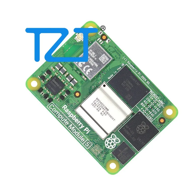 TZT Compute Module 5 Bluetooth5.0 4-Core 64Bit Core Board for Raspberry Pi (2GB/4GB/8GB/16GB RAM without/with WiFi) ​ - view 2