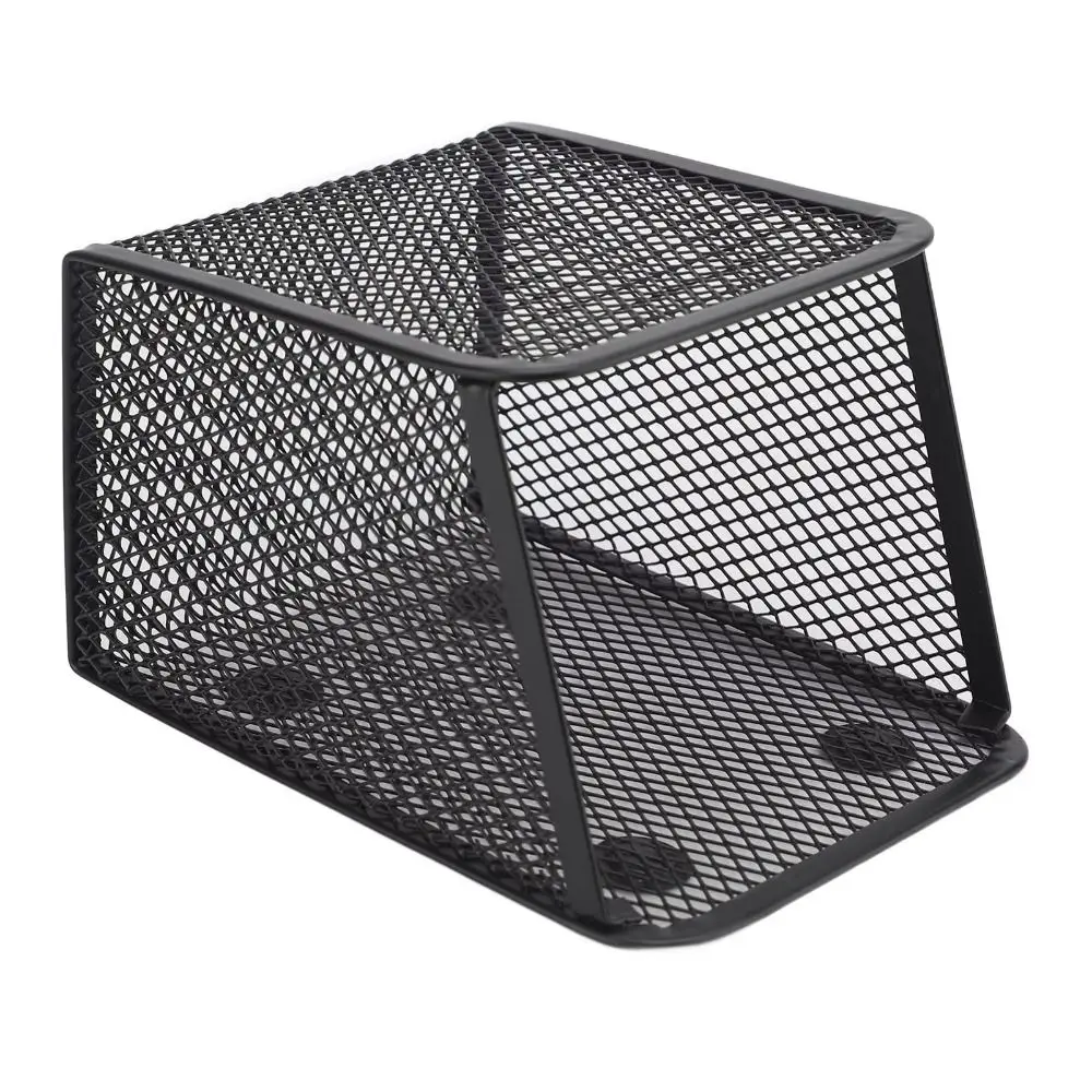 Large Capacity Magnetic Storage Box Mesh Strong Magnets Magnetic Storage Basket File Manager Makeup Brush Container
