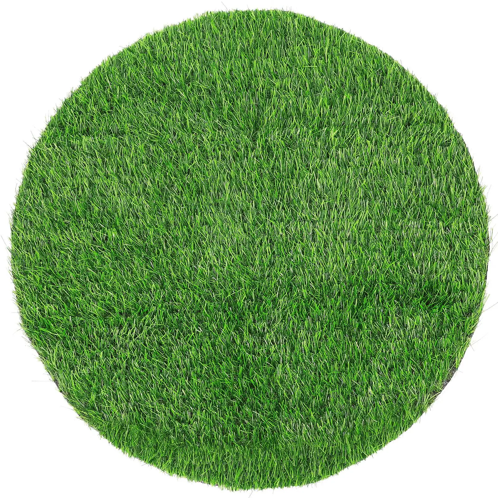 

Circle Artificial Rug 70cm Diameter Manhole Cover Lawn Decor Fake Grass Mat Fake Green Grass Mat for Outdoor Table