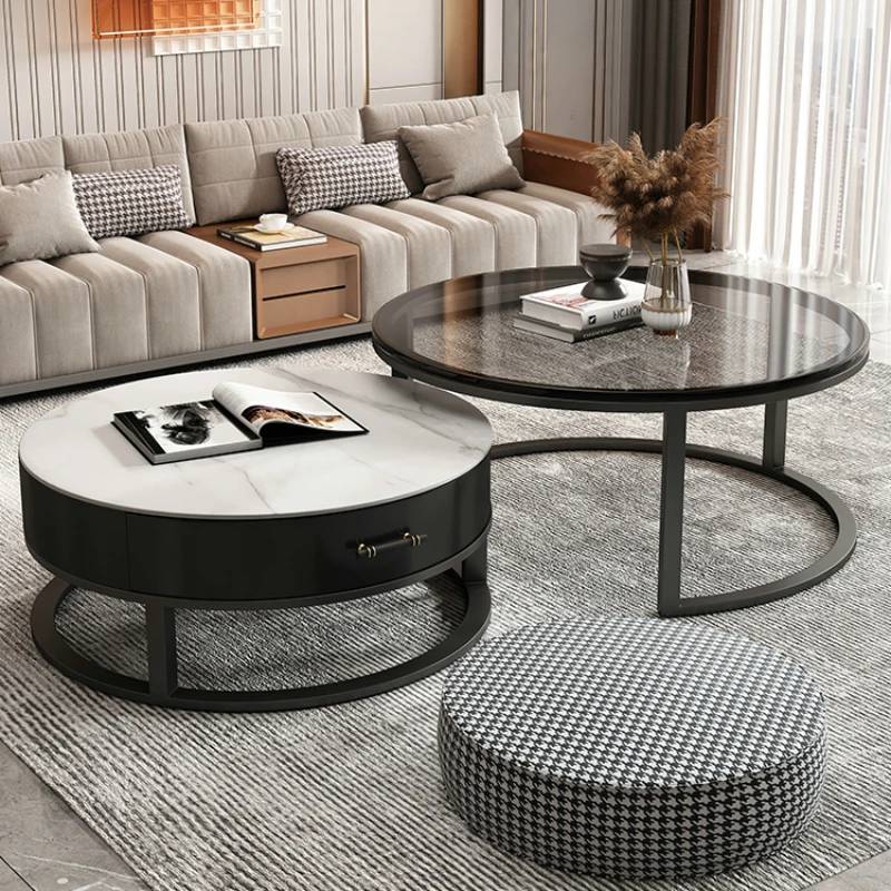 

Coffee Table Decoration Accessories Luxury Moving Coffee Tables Minimalist Black Magazine Tavolino Da Salotto Home Furniture